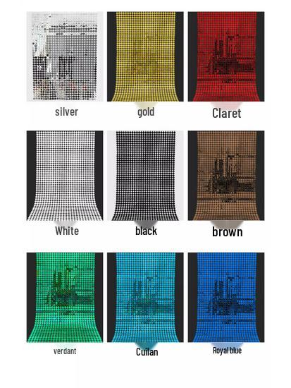 Radiant Sparkling Circular Sequin Mirror Curtain Wall for Wedding and Party Decor