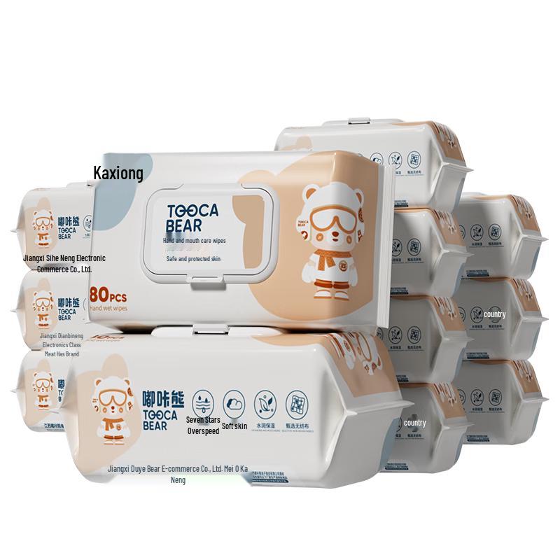 dukaxiong Baby & Kids Unscented Hand & Mouth Wet Wipes