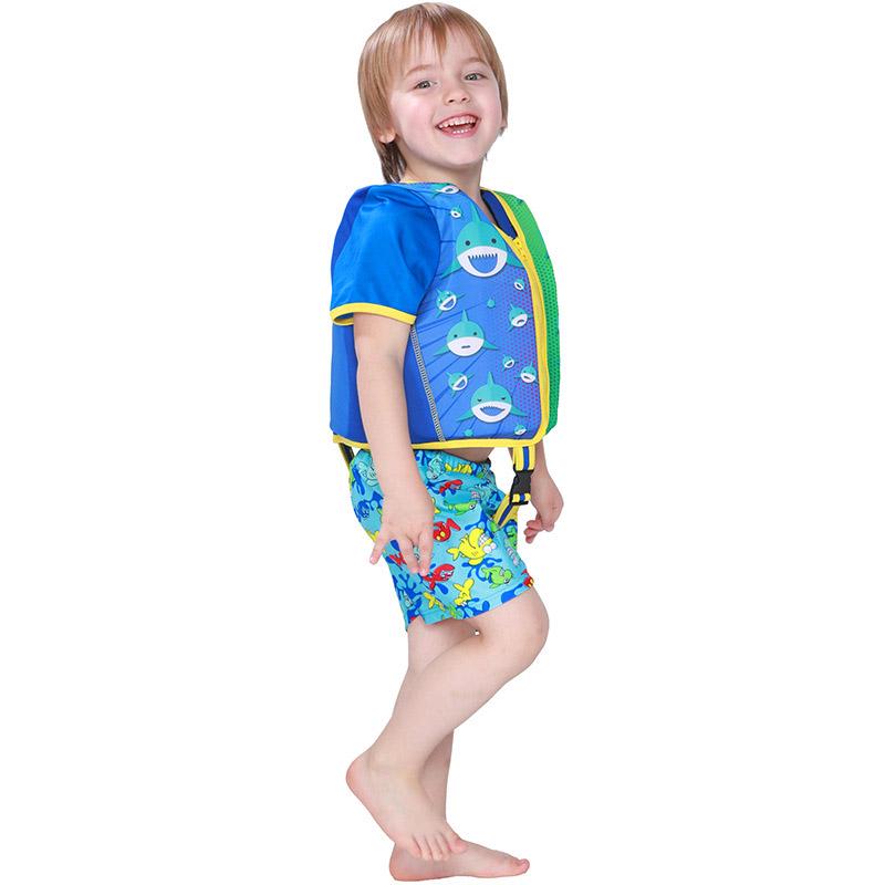 

Baby Kid Infant Swimming Life Jacket Child Vest Toddler Float Safety Buoyancy Shark,M