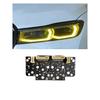 Yellow Angel Eye DRL LED Boards For  BMW G11 G12 LCI 730I 740i 750IX 730Li M750I LED Headlight Daytime Running Light
