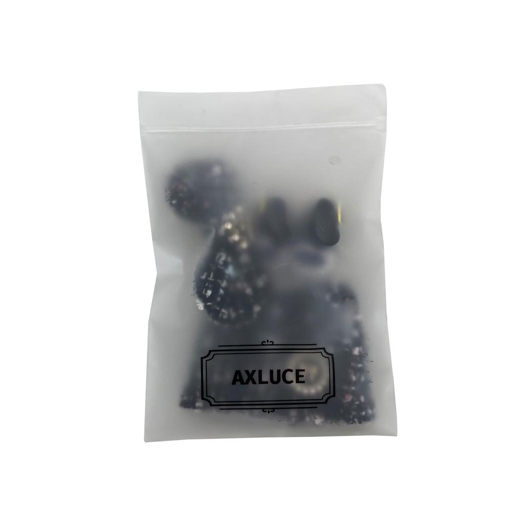 AXLUCE Plush Clothes - Dress - Plush Toy - Clothes - 10cm-15cm - Doll (Black)