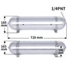 5 Gallon aluminum Seamless air cylinder air tank pneumatic air suspension system tunning vehicle parts