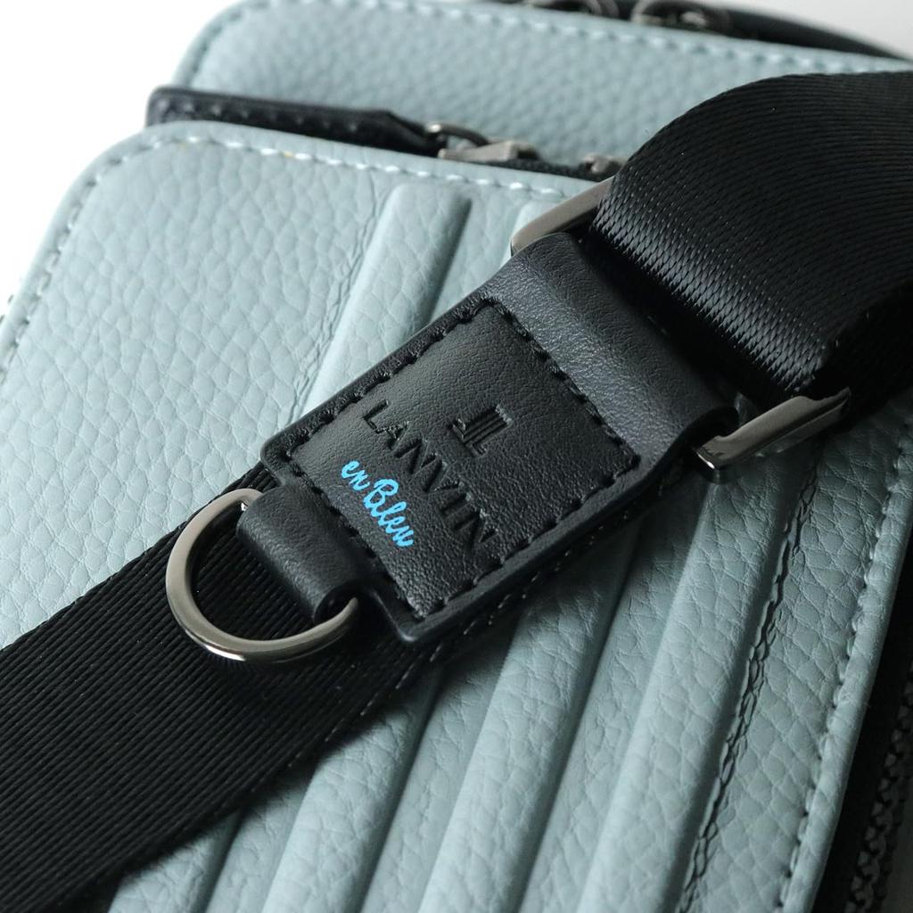 LANVIN en Bleu Smartphone-Umhängetasche, Tumble, 512123, Schwarz
