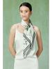 Women's 100% Mulberry Silk Scarf, 90cm Square, 14 Momme Shawl - Perfect Gift for Mother, Girlfriend, Birthday or Festival