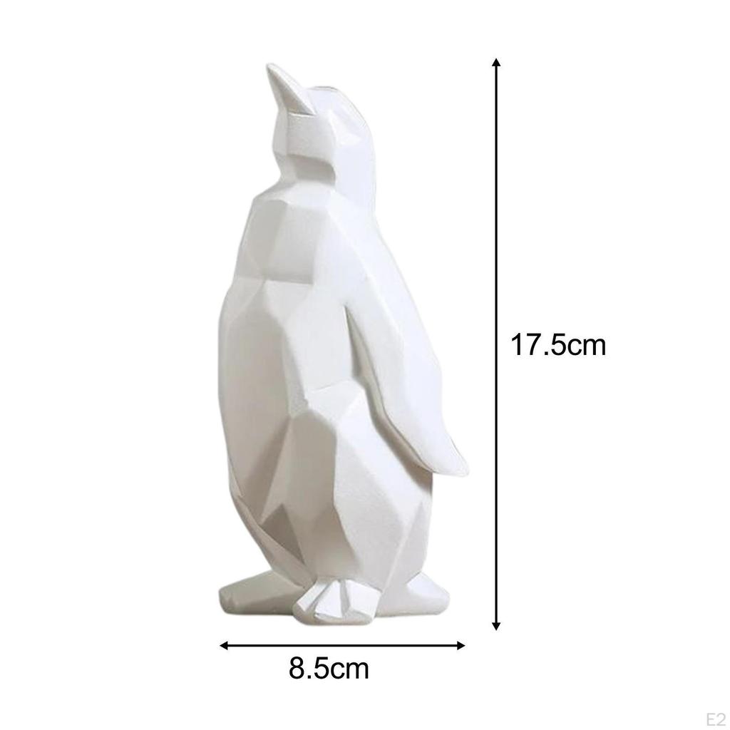 Penguin Elephant Sculpture Figurine Collectable Craft Decorative Ornament Resin Ceramic Animal