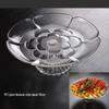 Qīwēi Acrylic European Style Pedestal Fruit Plate