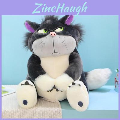Lucife Cat Pp Cotton Stuffed Animal Toy In Grey For Decoration Gift And Display 30/45/60/80cm