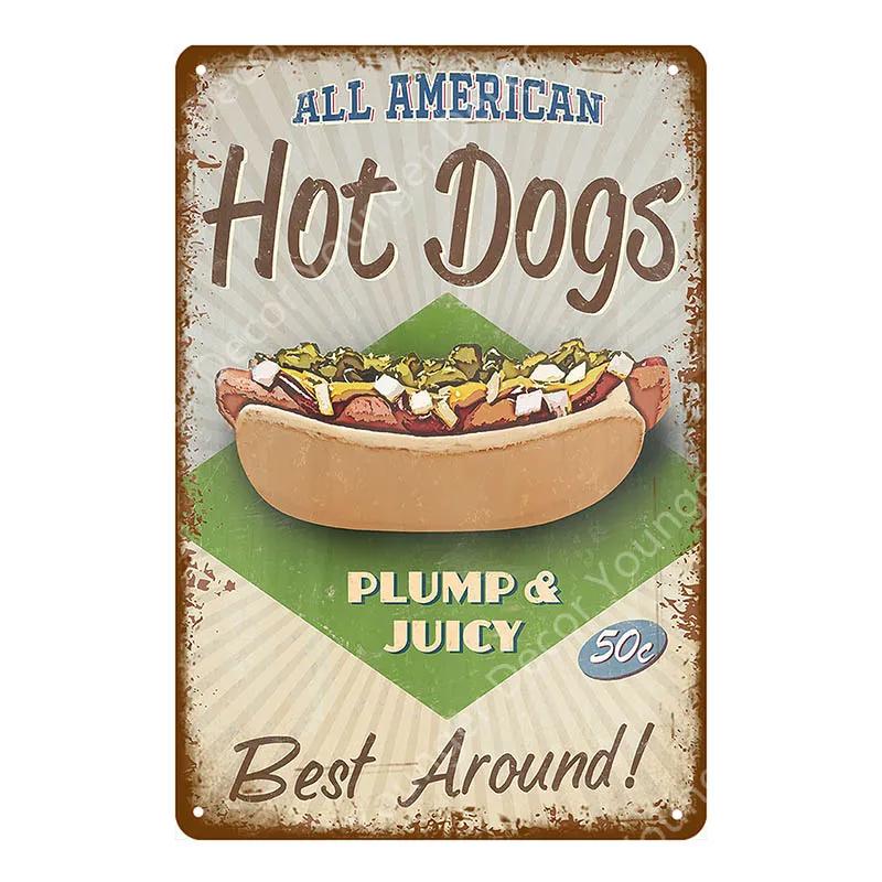 Wonder Bread Metal Signs Handmade Pies Vintage Poster Kitchen Decor Cafe Bar Shop Decorative Plate Food Cook Wall Sticker YI-154