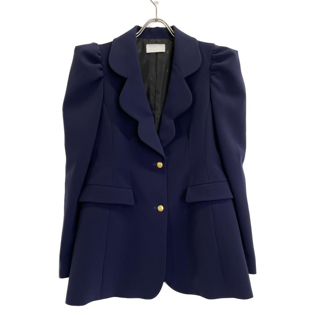 Rosy Monster  RMAJ-0124S Navy Ceremony Scallop Jacket Jacket M NavyUsed