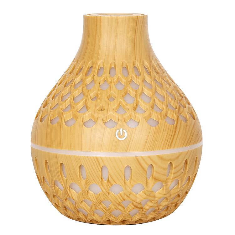 Creative USB Fog & Wood Grain Aromatherapy Humidifier with Custom Logo Option