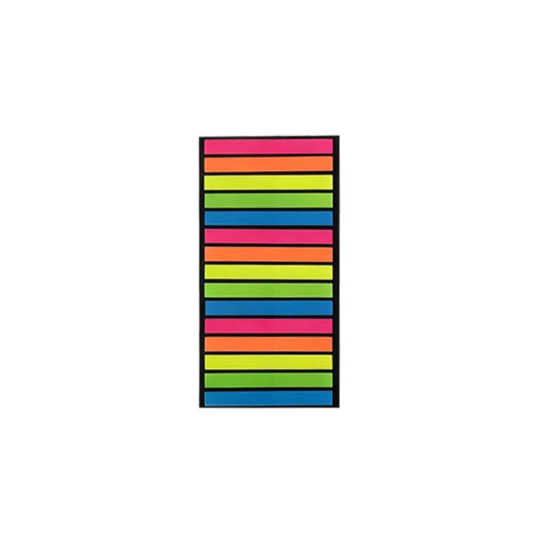 Writable Waterproof Sticky Note Strips – Reusable Plastic Index Labels for Planners