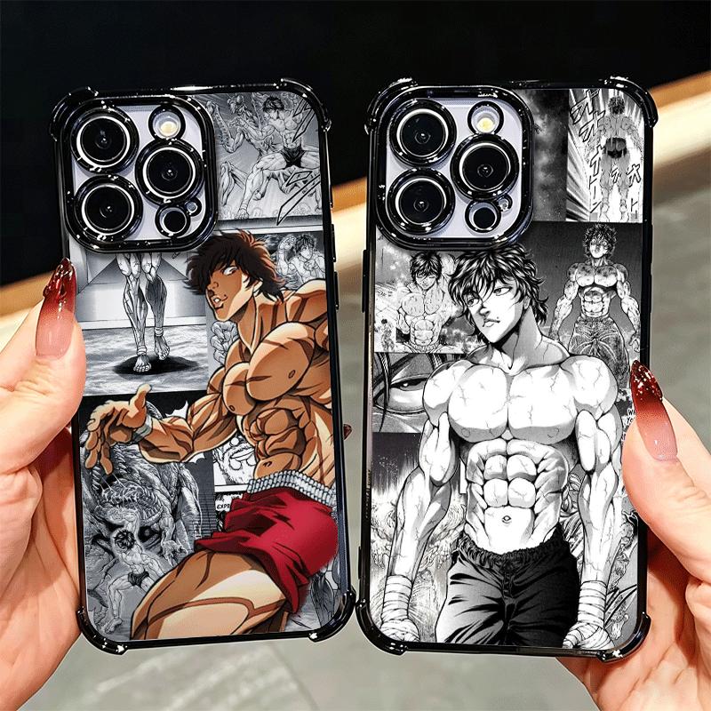 Baki the Grappler Anime Plating Phone Case For Xiaomi Poco X5 X6 X7 X8 Pro Max F8 Ultra F7 M8 M7 M5S Redmi 15C 15 14C 13C 13 X3