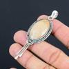Womens Day Sale 925 Silver Root Chakra Fossil Coral Gemstone Mother Boho Pendant