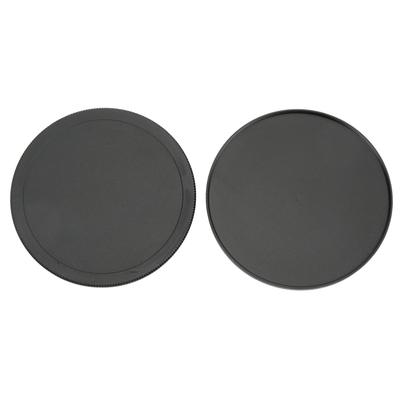 Coprifiltro in metallo per fotocamera, sottile, resistente, antipolvere, antigraffio, 82 mm, anteriore e posteriore