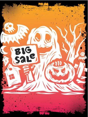 

Halloween Big Sale Spooky Metal Wall Plaque Art Vintage tin sign retro HollidaysAluminum 20x30cm（7.8x11.8inch）
