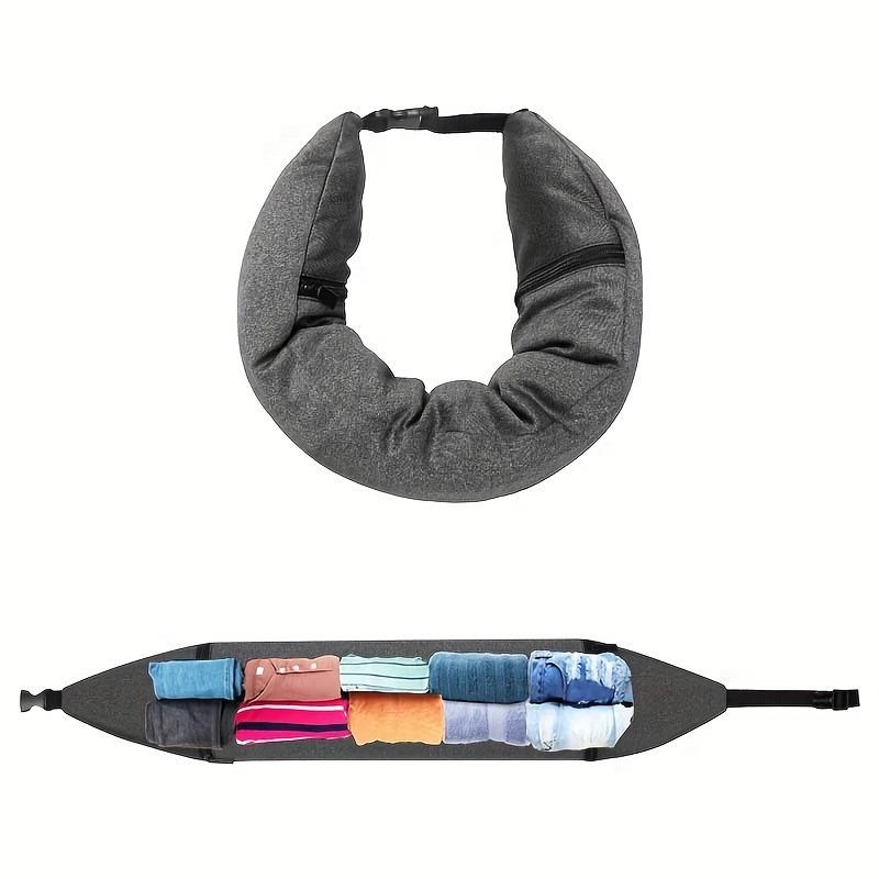 1pc Travel Neck Pillow with Clothes, 3-in-1 Neck Travel Pillow, Avoid Additional Baggage Charges, Travel Necessities