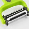 3-in-1 Peeler with Double-Knife Design Shredding Scraping Ergonomic Anti-Slip Handle Lightweight Portable Fruit Vegetable Peeler Kitchen Tool