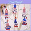 Colorful Decorative Wooden Box Hanging Ornament With Three Compartments For Home Decor