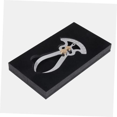 FOYTOKI Stainless Steel Outside Caliper, Thickness Measuring Tool, Precision Measuring Caliper for Woodworking and Jewelry Making