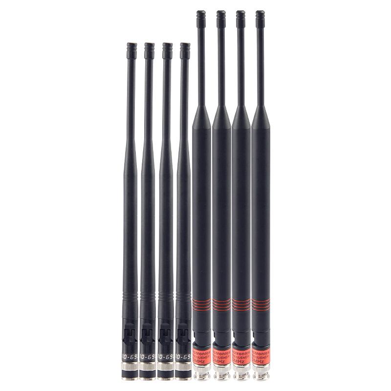 Foldable High-Gain Wireless Microphone Antenna with Bayonet Mount (BNC/TNC Compatible)