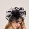 Elegant Mesh Feather Hat for Bride, Party, Festival, or Fashion Show
