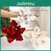Christmas Holiday Decorative Flower With Shimmering Finish And Velvet Texture For Home Festivity