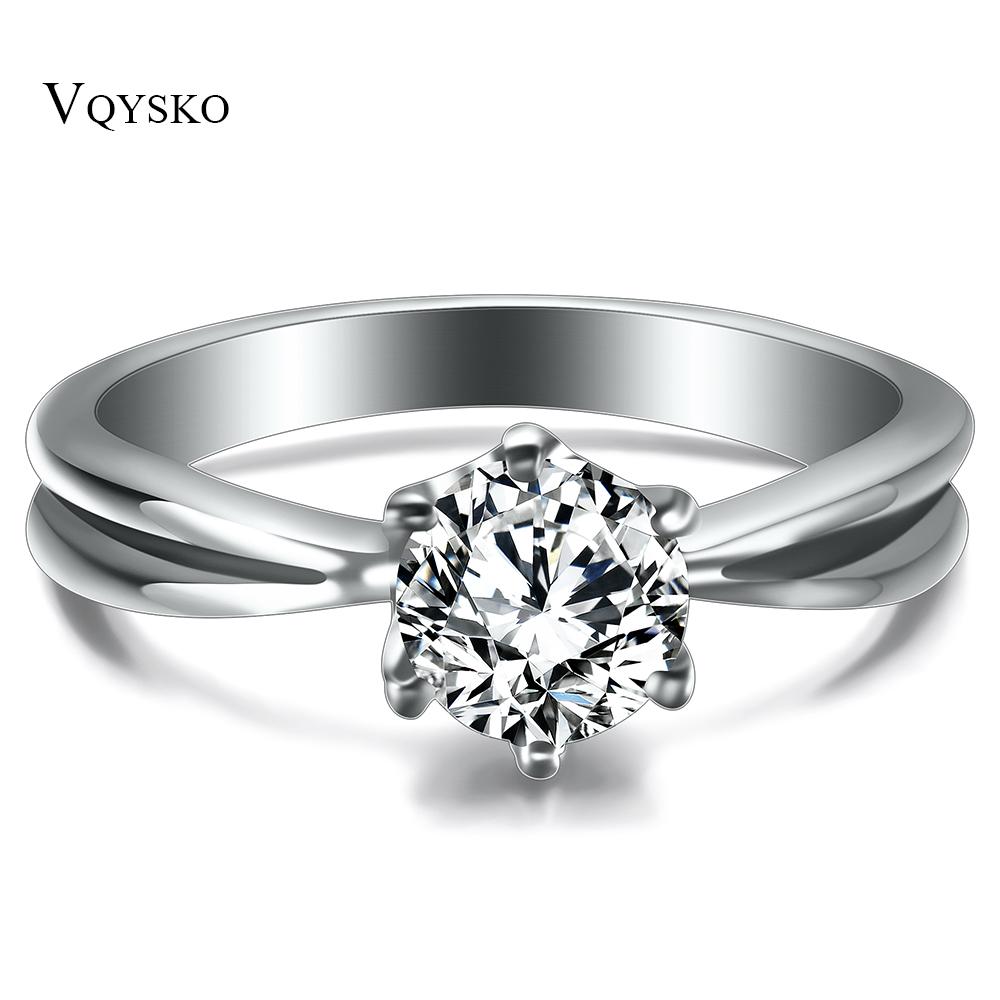 AAA Cubic Zirconia Channel setting Stainless Steel Wedding Rings for women Jewelry Accessories Ring