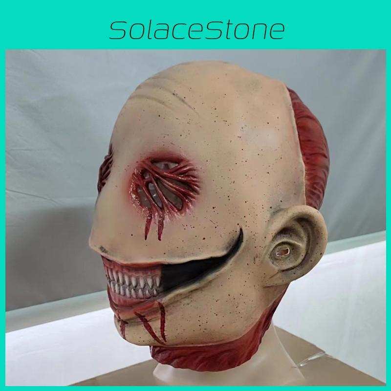 Horror Clown Mask With Latex Construction For Halloween Party And Cosplay