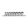 Socket Set, T Plus Profile (for Torx Plus) 12.5 Mm (1/2 ") 18ep - 32ep 8 Pieces