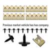 BMW Series Front Bumper Metal Sheet Head Cover Lock Nut for E46/E92/E90 (40 pcs)