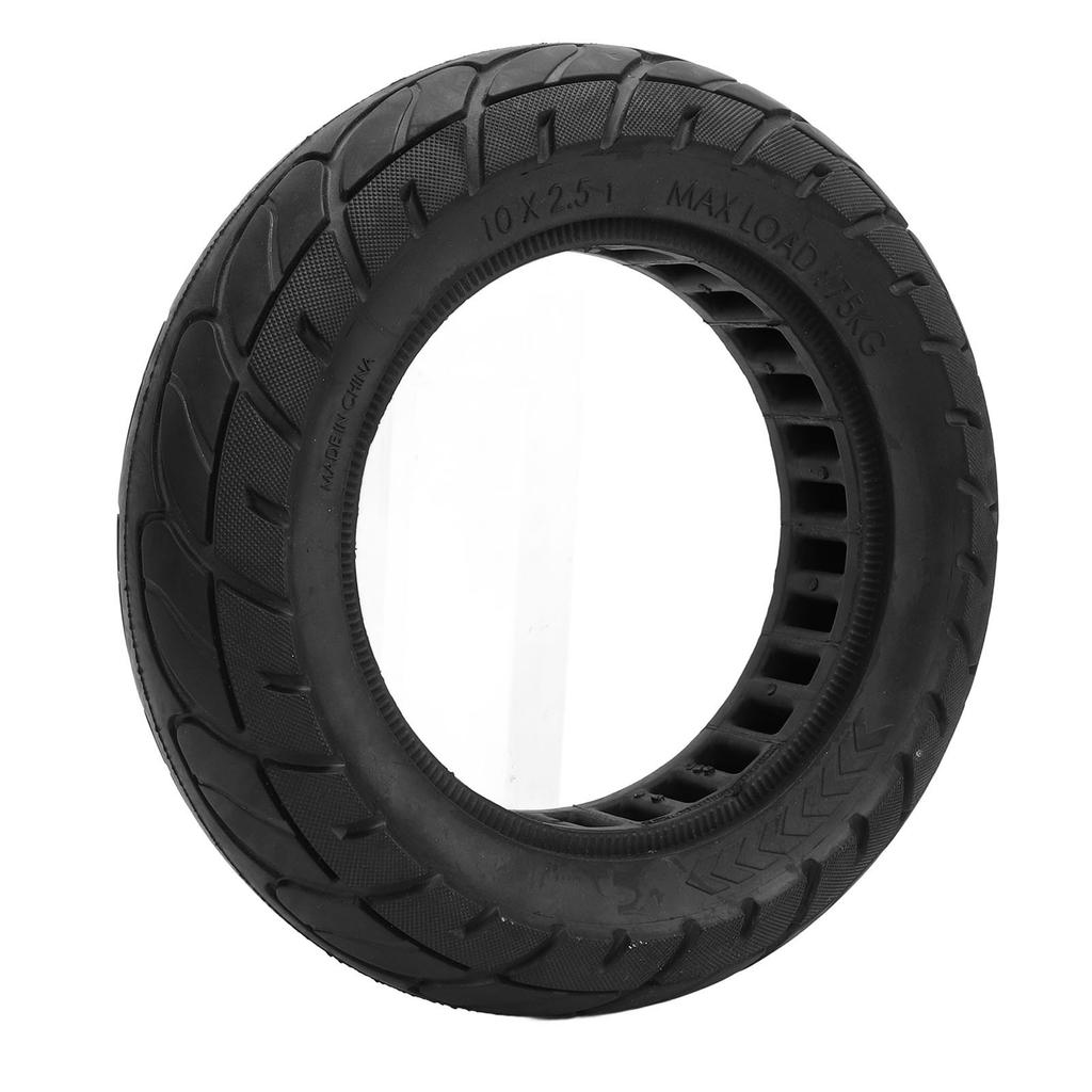 10X2.5 Electric Scooter Solid Wheel Rubber Beehive Design Shock Absorbing Anti Slip Explosion Proof Electric Scooter