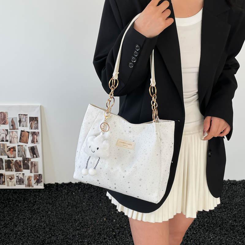 Trendy fashion bag temperament versatile large capacity shoulder bag new casual simple commuter armpit bag