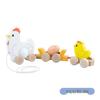 Wooden Pull-Along Chick Toy: Baby Walker for Early Education and Crawling Training