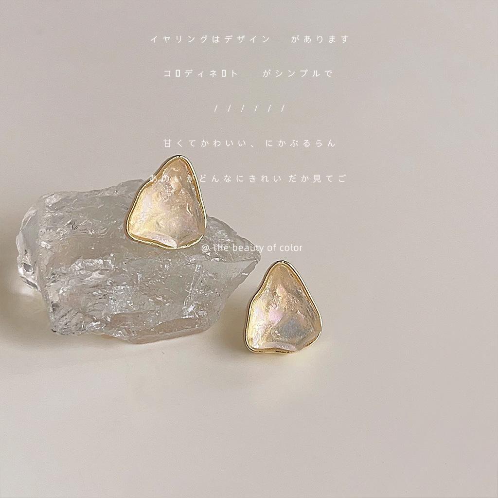 Geometric Irregular Temperament Fashionable Earrings 1 pair