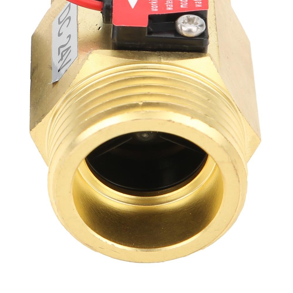 YF-B10 Hall Flowmeter DC24V Turbine Flowmeter Flow Switch Water Flow Sensor Liquid Measurement