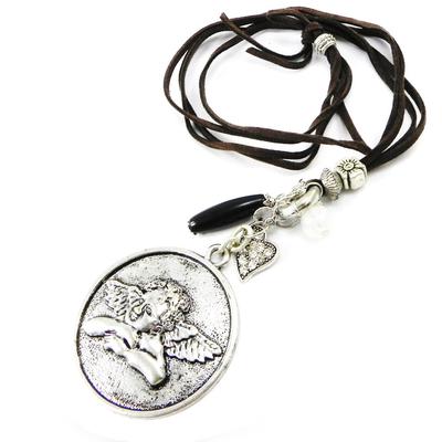 [C6130] - Designový náhrdelník 'La Vie des Anges' Black Silver