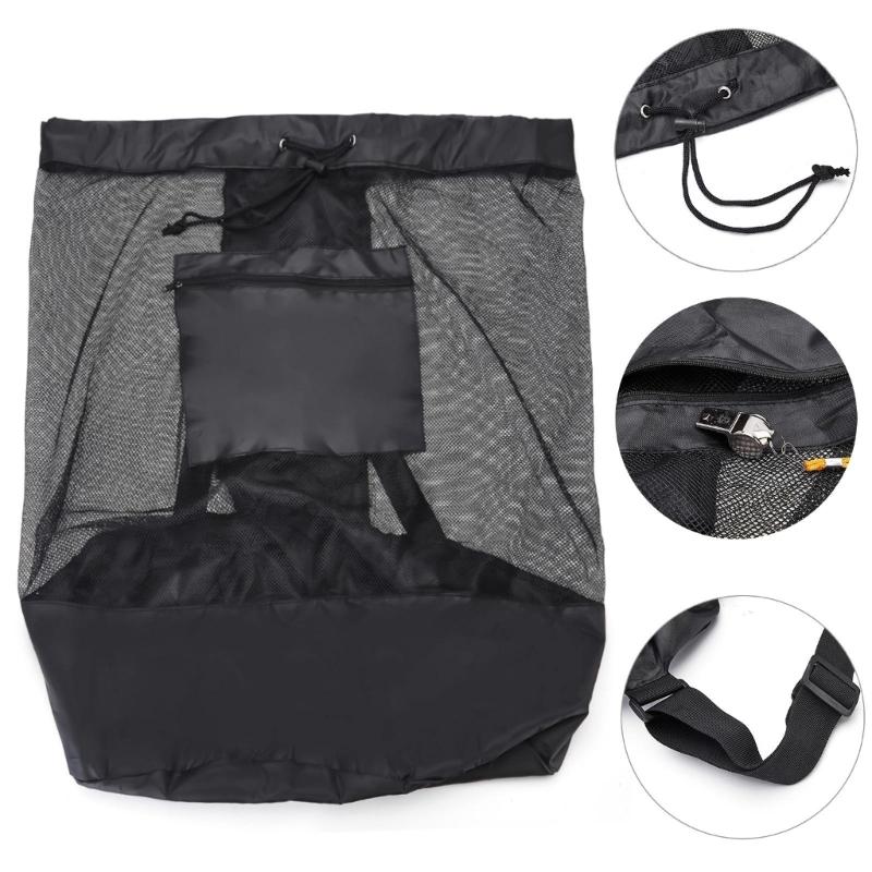 Large Size Mesh Sports Ball Storage Bag Durable Volleyball Ball Bag Basketball Carriers Football Storage Bag Easy to Us