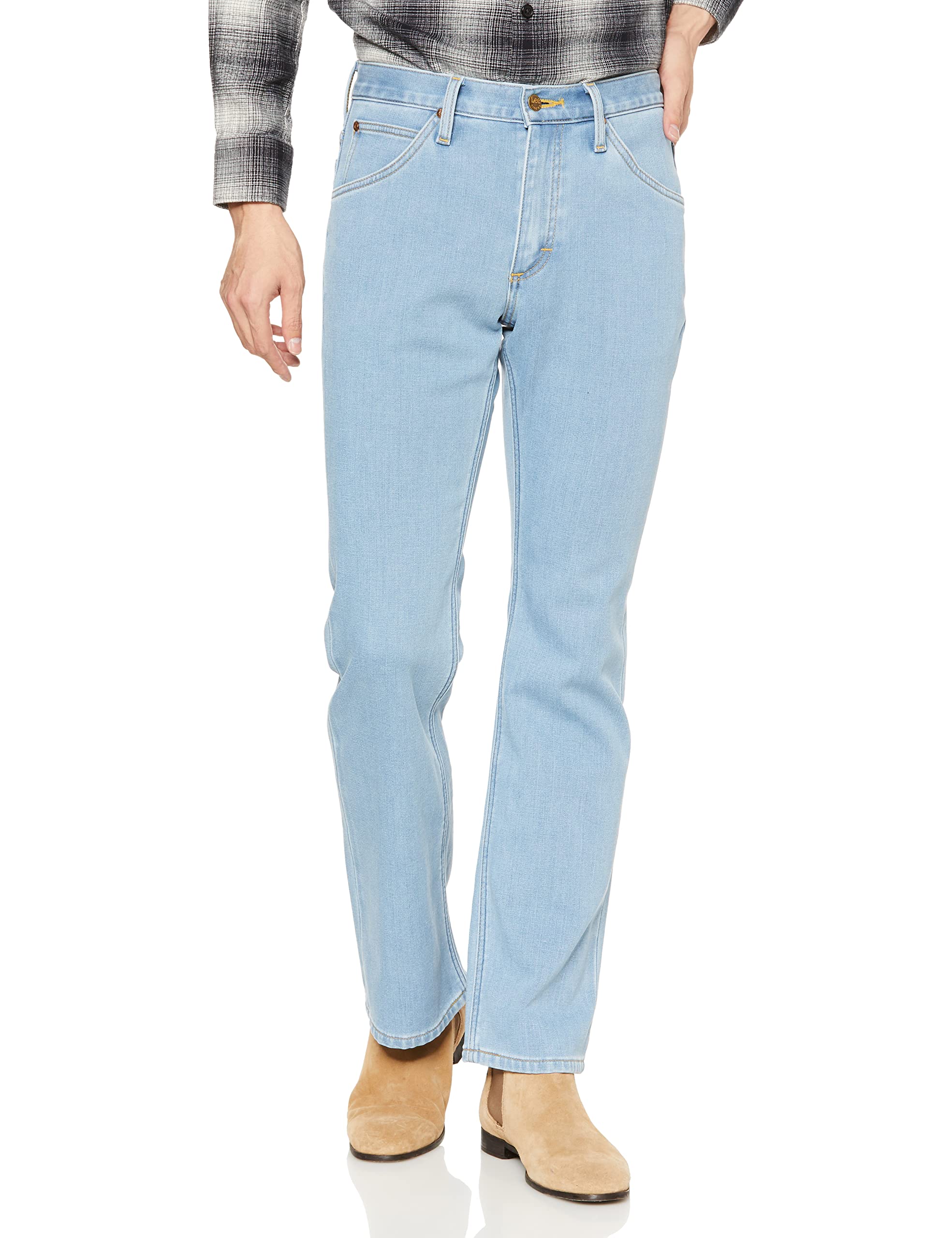 

Lee Jeans Теплый Деним Холодный Свет Размер 36 [Официальный] Брюки, Буткат, Погода, Теплый, Мужские, Синий,