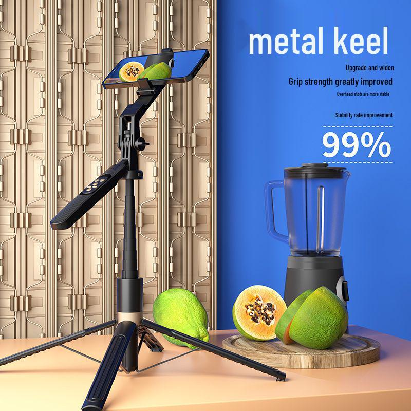1.8m Selfie Stick Tripod & Video Stabilizer: Professional Live Streaming Floor Stand for All Mobile Phones