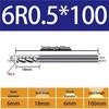 65° Metal Ceramic Flat-Bottom End Mill/Ball Nose End Mill/High-Gloss Mirror Face Mill