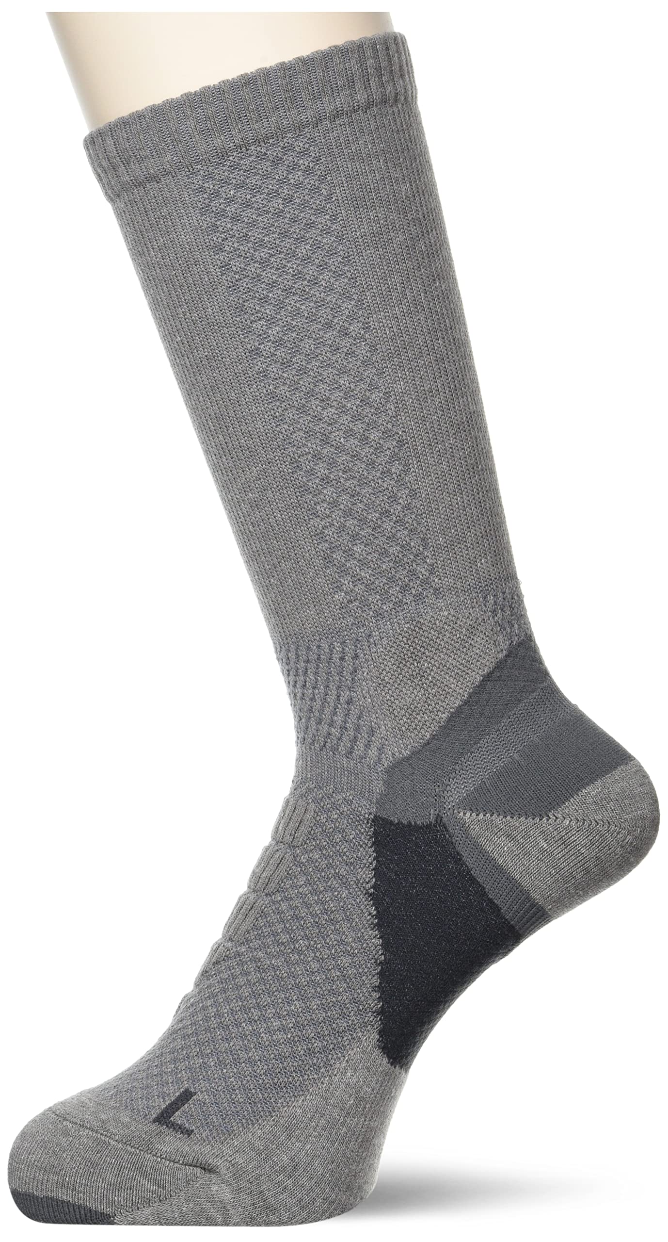 

[Mizuno] Outdoor Travel & Walking Wear BioGear Arch Hammock Thin Pile Mid-Length Dry Vector go to by B2JX1101 Gray L