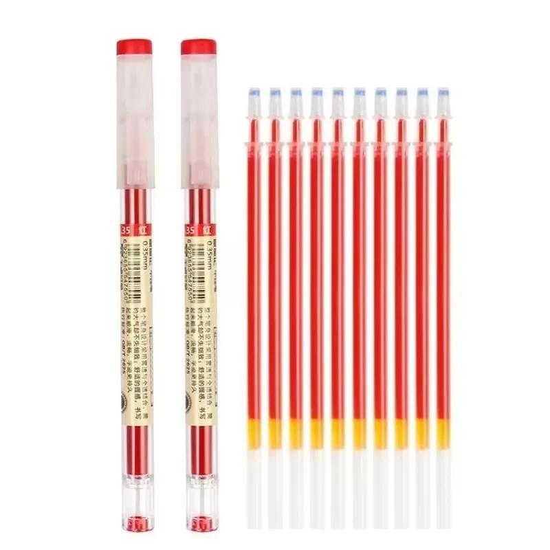 54 Stück/Set Japan Fine Point Stift 0,35mm Schwarz Blau Rot Tinte Gelstift Kugelschreiber Schule Büro Schüler Schreiben Schreibwaren Bedarf
