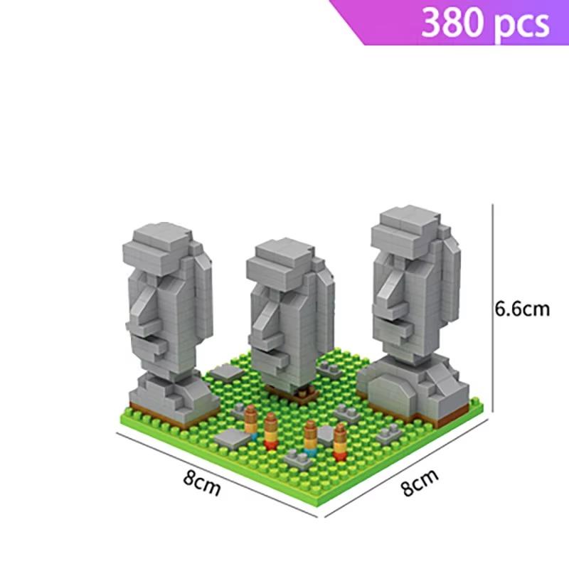 Mini Architecture Blocks Building Kits Pyramids Leaning Tower of Pisa Eiffel Tower Big Ben Rome Colosseum Expert Micro Bricks Se