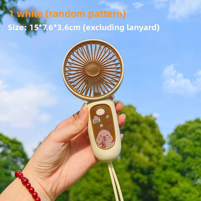 

USB Charging Model Summer Hair Dryer Student Dormitory Office Work Outdoor Mountain Climbing Portable Handheld Fan handheld 1PC белый