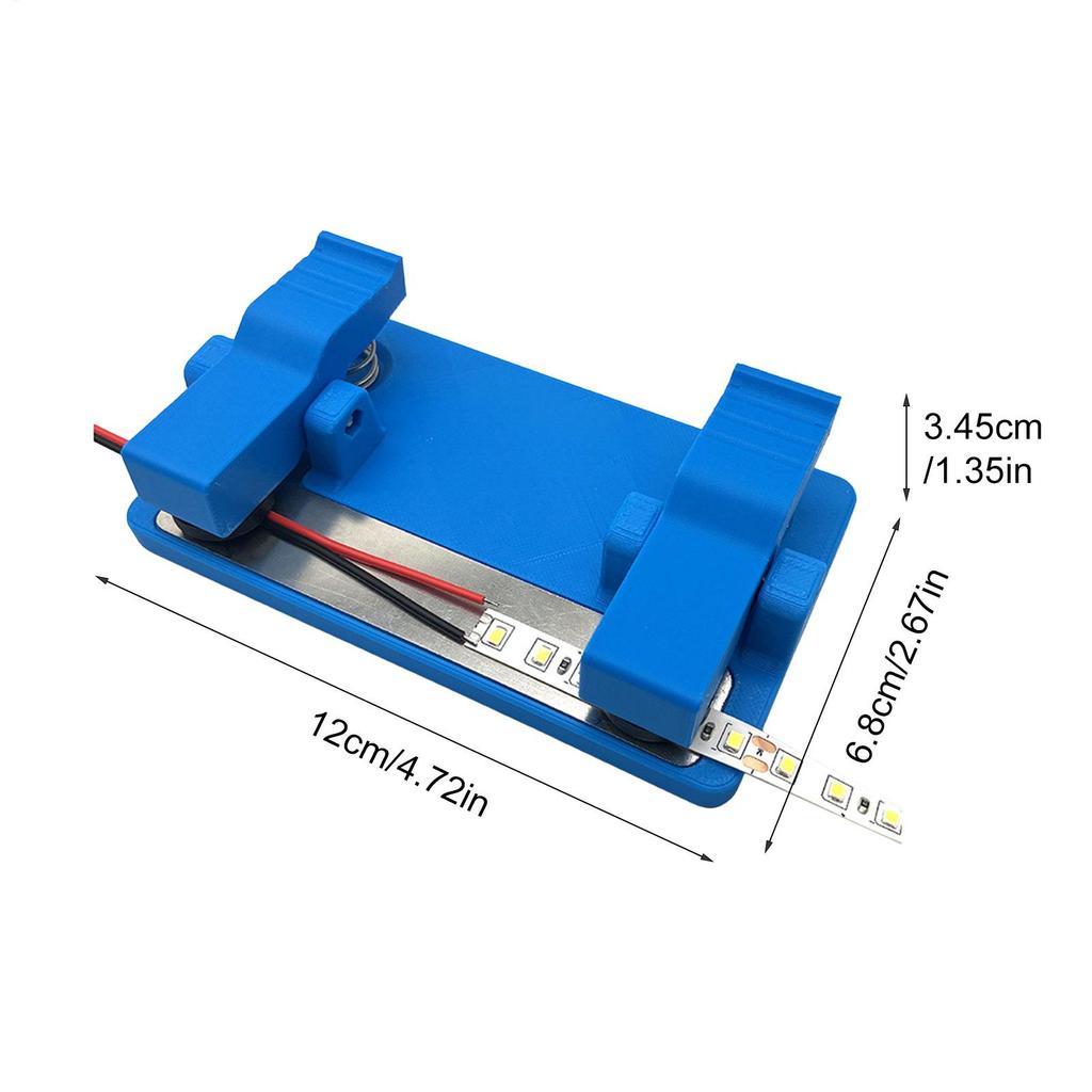 LED Soldering Station Lighted Circuit Board Holder Non Slip Base Alligator Clips Tool for Electronics Repair Welding LED Strip