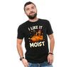 Men's I Like It Moist T-Shirt Thanksgiving Turkey Funny Sarcasm Tee
