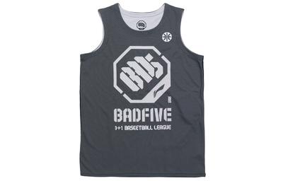 Badfive Basketball Jersey Men's Black AAYR207-4