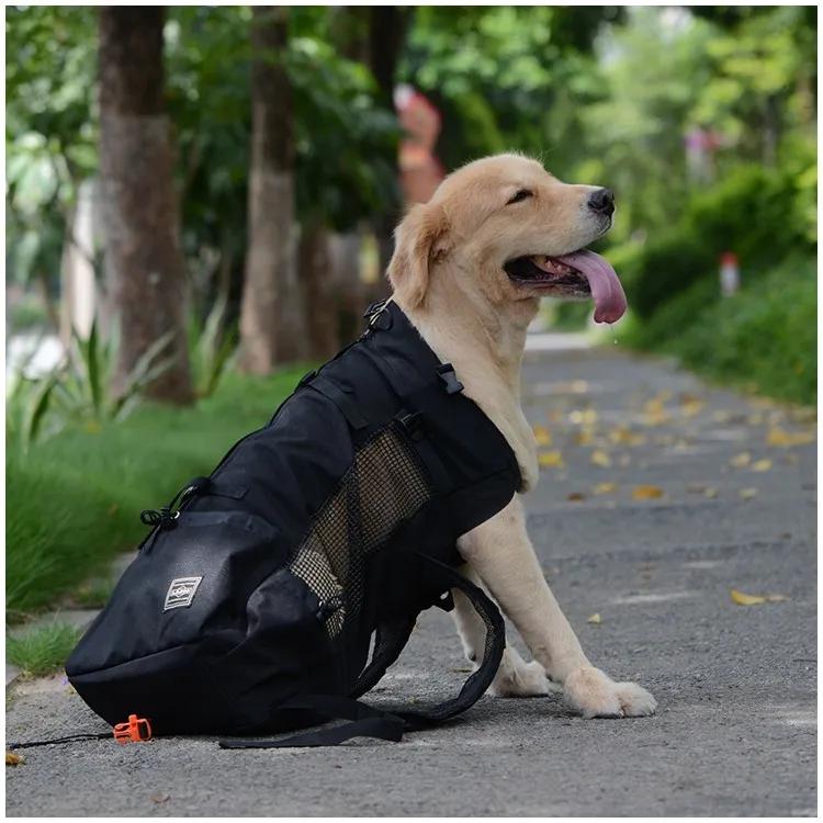 

Outdoor Ventilation Breathable Bicycle Motorcycle Black Sport Mesh Bag Drop Shipping Hiking Pet Dog Carriers Travel Backpack