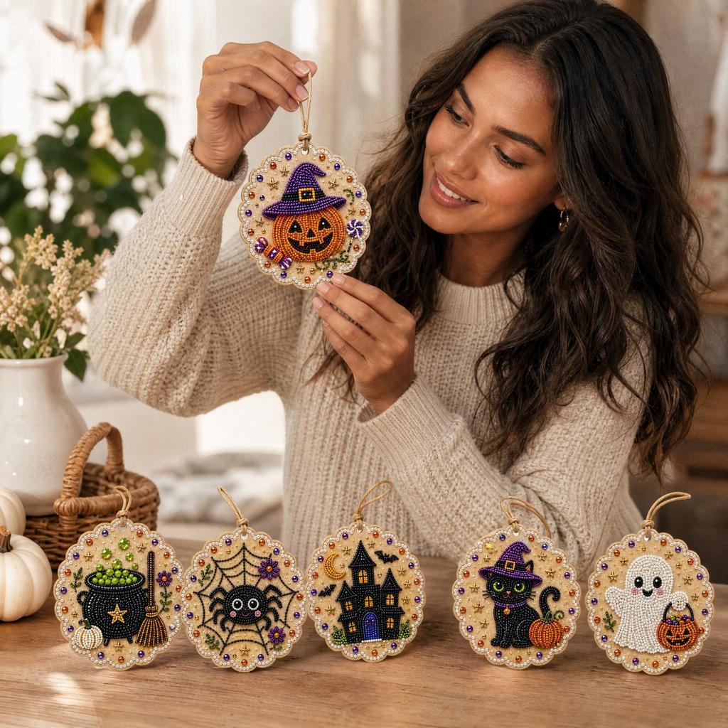 Saisonales Anhänger-Schmuckset zur Hängedekoration - Dekorative Charm-Accessoires