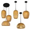 Bamboo Lamp Shades Weave Hanging Light Ceiling